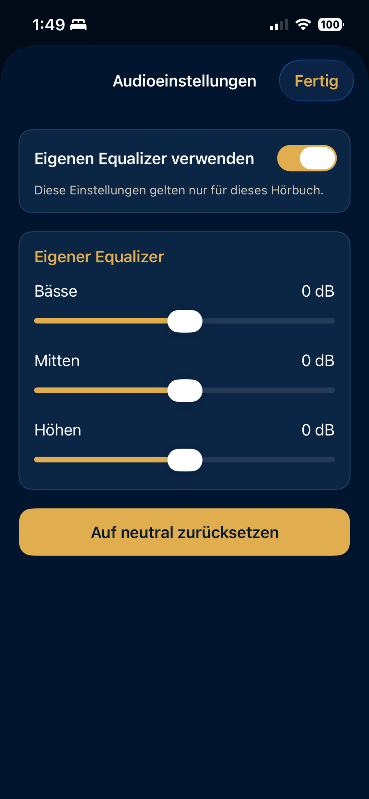 Kirshigo auf dem iPhone